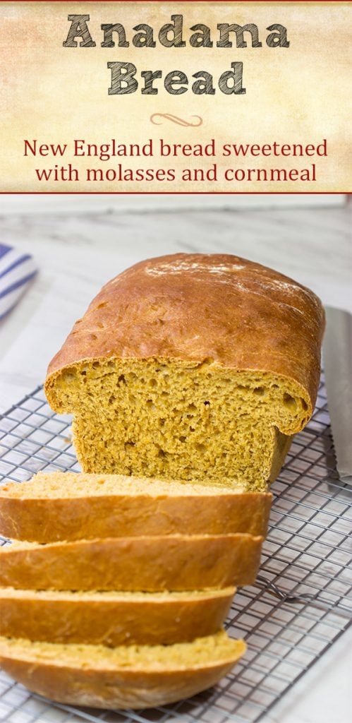 Lightly sweetened with cornmeal and molasses, Anadama Bread is a classic New England bread. It's a unique (and delicious) bread recipe!