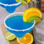 Looking for a fun twist on a classic cocktail?  Pull out a bottle of blue curacao and whip up this Blue Margarita!