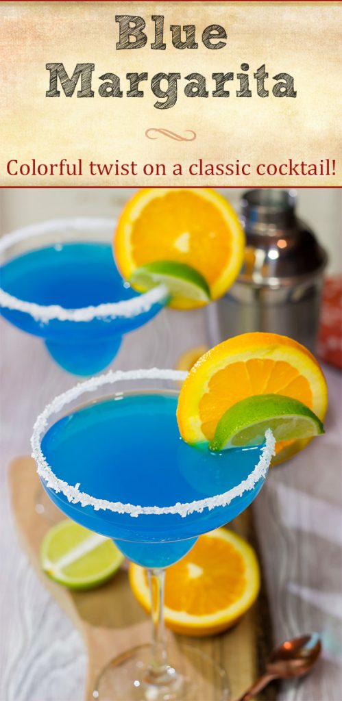 Looking for a fun twist on a classic cocktail? Pull out a bottle of blue curacao and whip up this Blue Margarita!