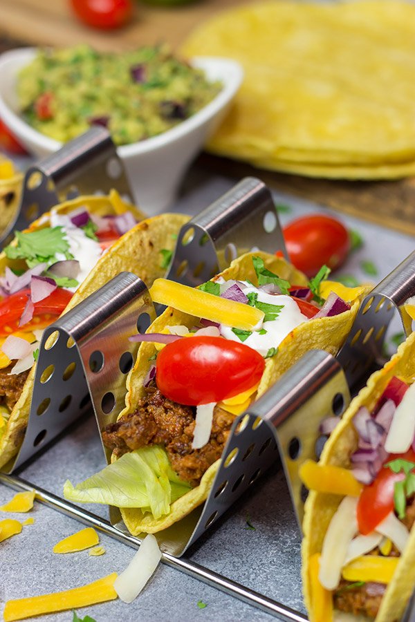 Forget Taco Tuesday. Make every night a taco night! These Classic Ground Beef Tacos are easy to prepare and packed with flavor thanks to the seasoned ground beef.