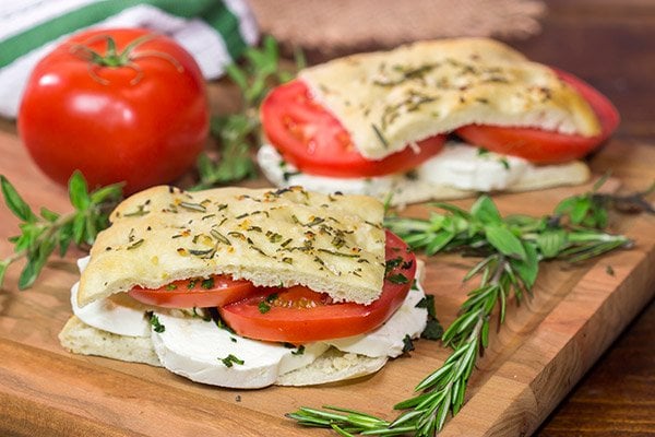 Pizza Bianca might not look like a traditional pizza, but this Italian style bread is quite tasty!  Bake up a batch today!
