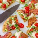 This Avocado Club Flatbread is a cross between guacamole, avocado toast and a California club sandwich - and it's delicious!