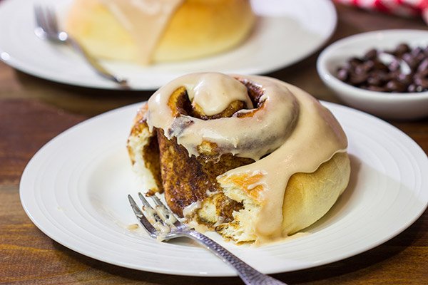 Complete with a cinnamon-coffee filling and a cappuccino glaze, these Cappuccino Cinnamon Rolls are a great way to start the day!