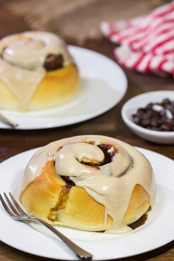 Complete with a cinnamon-coffee filling and a cappuccino glaze, these Cappuccino Cinnamon Rolls are a great way to start the day!