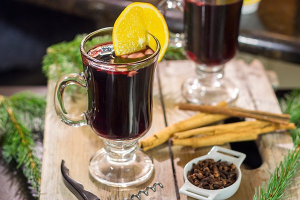 Glögg (Swedish Mulled Wine) is a traditional holiday cocktail made from red wine simmered with spices.  Grab a glass today and raise it to celebrate the season!