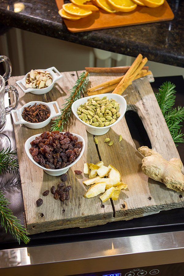 Glögg (Swedish Mulled Wine) is a traditional holiday cocktail made from red wine simmered with spices.  Grab a glass today and raise it to celebrate the season!