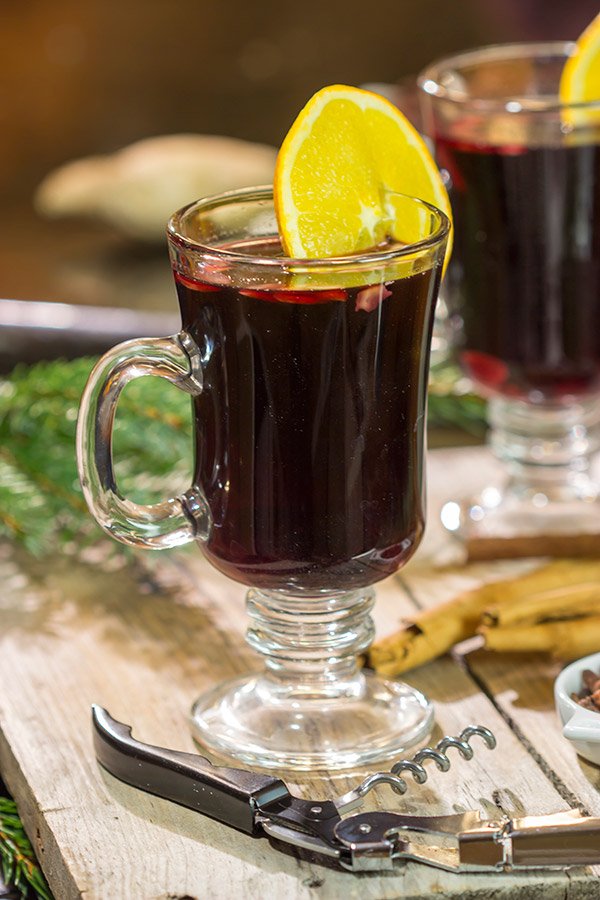 Glögg (Swedish Mulled Wine) is a traditional holiday cocktail made from red wine simmered with spices.  Grab a glass today and raise it to celebrate the season!