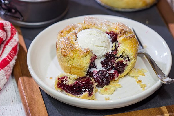 If you love a good cherry pie, then put these Individual Cherry Pies on the menu!  They're a fun way to serve up a classic dessert!