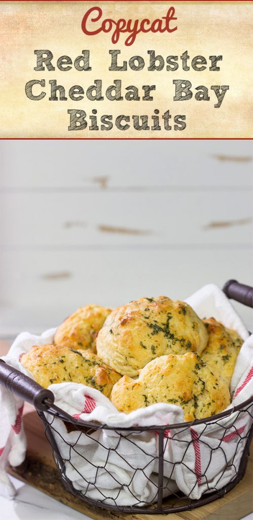 Looking for a delicious and easy biscuit recipe?  These Copycat Red Lobster Cheddar Bay Biscuits are a classic for a reason.  Bake up a tray today!