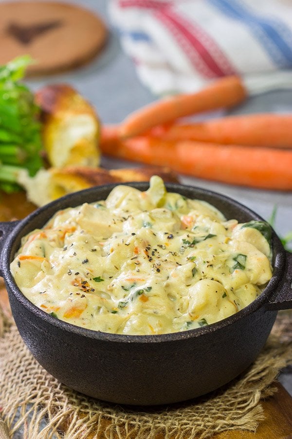 Sometimes you just need a bowl of delicious, creamy soup. For those times, this Creamy Chicken Gnocchi Soup is the perfect solution!