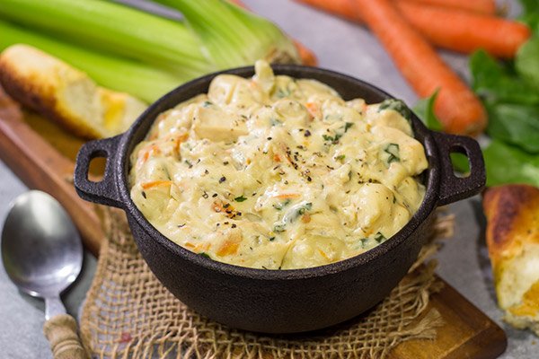 Sometimes you just need a bowl of delicious, creamy soup.  For those times, this Creamy Chicken Gnocchi Soup is the perfect solution!