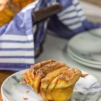 Put a sweet spin on the classic dinner roll with a batch of these Cinnamon Sugar Butterflake Rolls. They're a fun, unique treat for brunch or dessert!