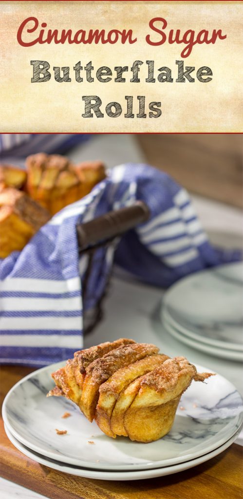 Put a sweet spin on the classic dinner roll with a batch of these Cinnamon Sugar Butterflake Rolls. They're a fun, unique treat for brunch or dessert!