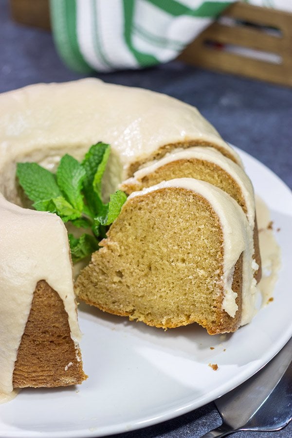Infused with the flavor of brewed tea, this Sweet Tea Pound Cake is a unique and tasty dessert for hot summer days!