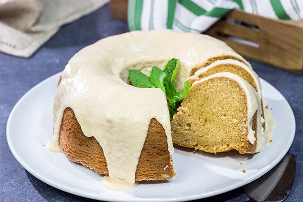 Infused with the flavor of brewed tea, this Sweet Tea Pound Cake is a unique and tasty dessert for hot summer days!