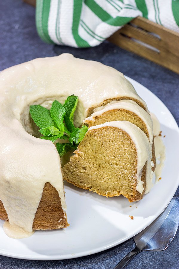 Infused with the flavor of brewed tea, this Sweet Tea Pound Cake is a unique and tasty dessert for hot summer days!