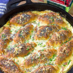 This Ham and Cheese Croissant Casserole is packed with flavor, and it makes for a unique and delicious meal any time of the day!