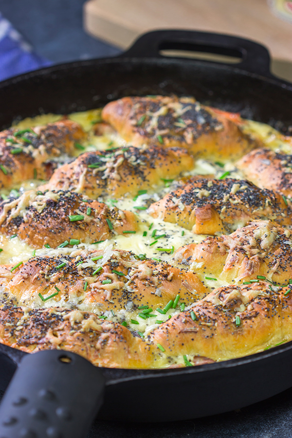 This Ham and Cheese Croissant Casserole is packed with flavor, and it makes for a unique and delicious meal any time of the day!
