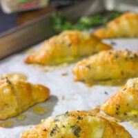 These Cheesy Crescent Rolls feature flaky layers filled with melted cheese...and they can be ready in just 20 minutes!