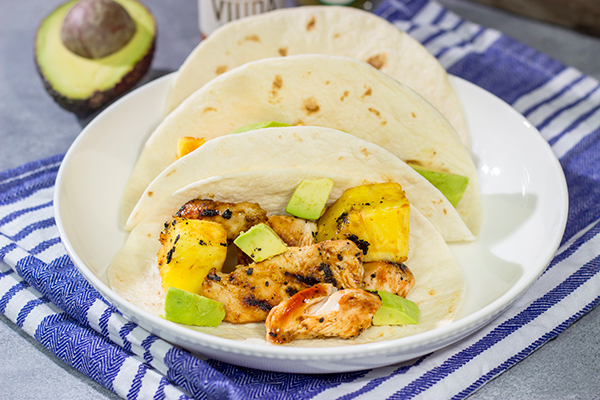 Fire up the grill! These Sweet and Spicy Chicken Tacos are an easy and flavorful way to enjoy dinner outside!