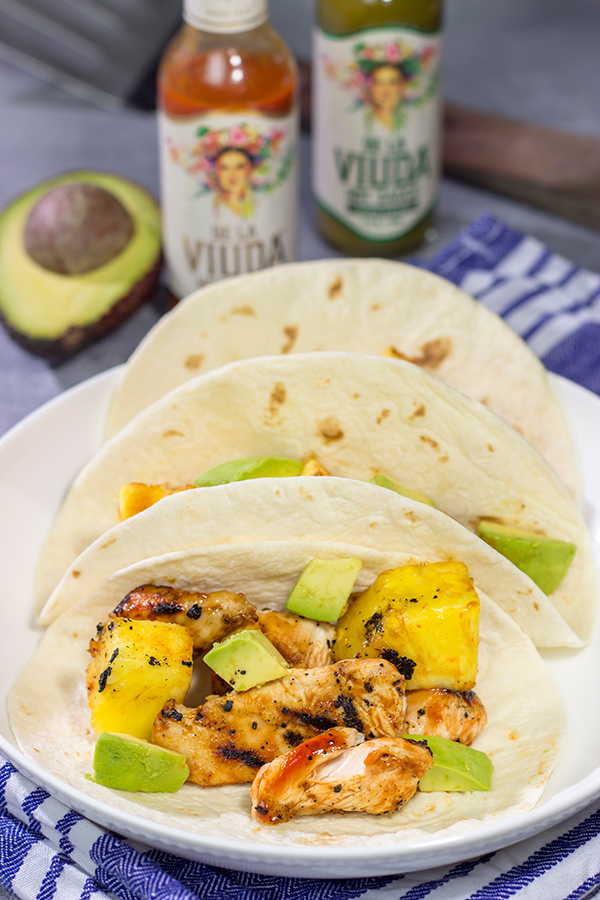 Fire up the grill! These Sweet and Spicy Chicken Tacos are an easy and flavorful way to enjoy dinner outside!