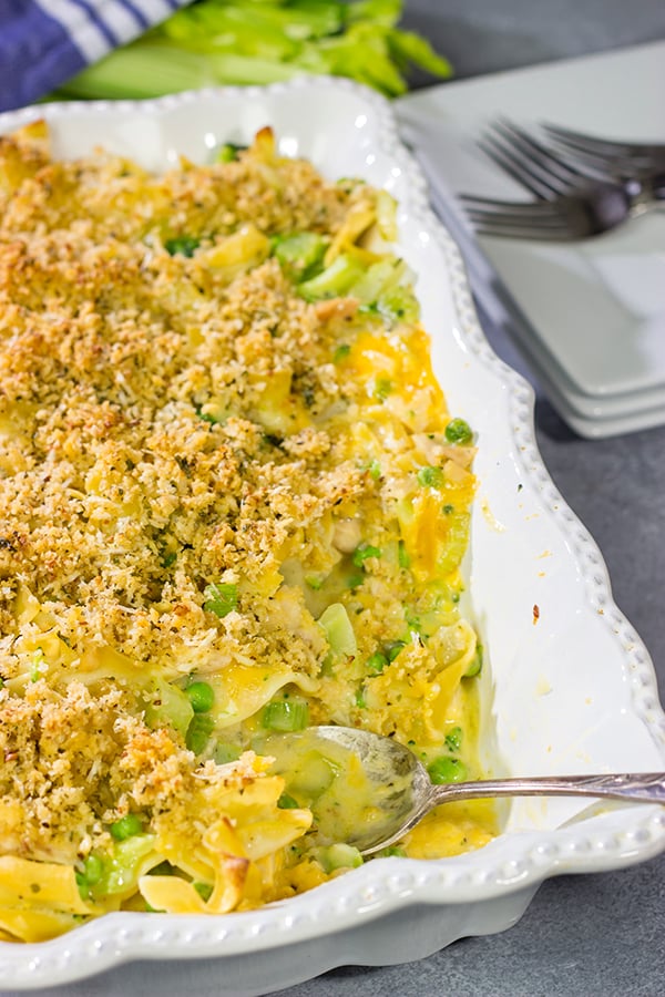 This Tuna Noodle Casserole is just like you remember from childhood...except better!