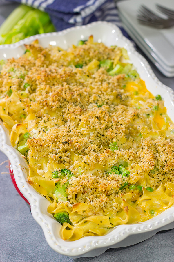 This Tuna Noodle Casserole is just like you remember from childhood...except better!