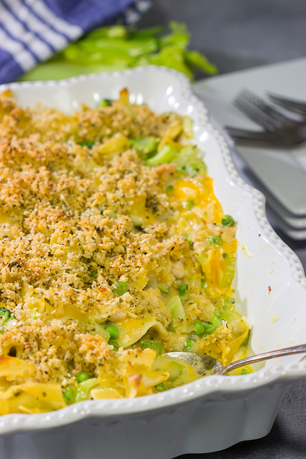This Tuna Noodle Casserole is just like you remember from childhood...except better!