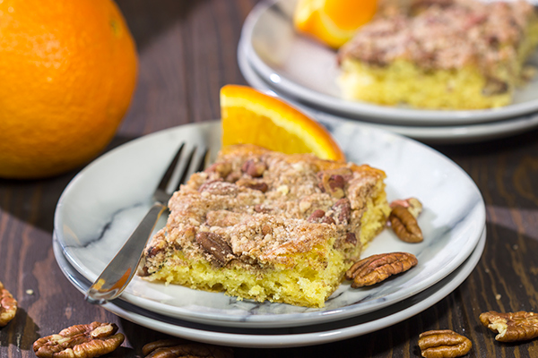 Orange crumb cake