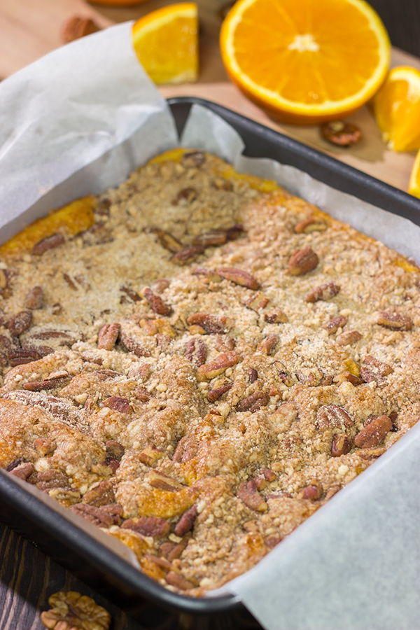 Orange crumb cake