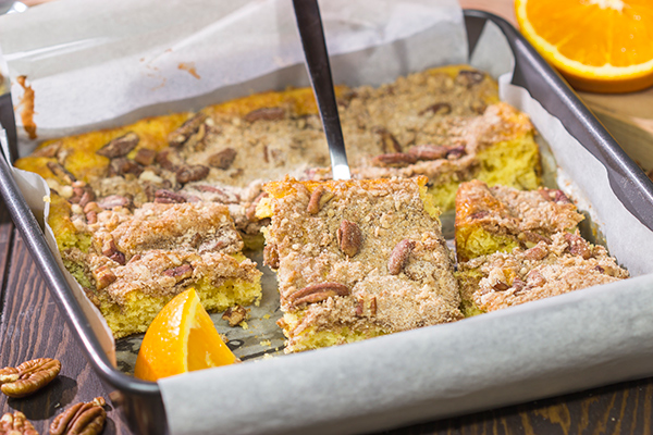 Orange crumb cake