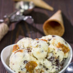 This Samoa Ice Cream includes the chocolate, coconut and caramel flavors of the beloved Girl Scout cookie...just in homemade ice cream form!