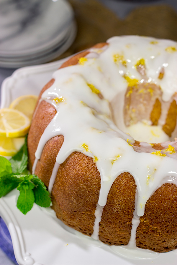 This Lemon Pound Cake is buttery, delicious and packed with lemon flavor. If you're looking for a tasty dessert, then put this one on the list!