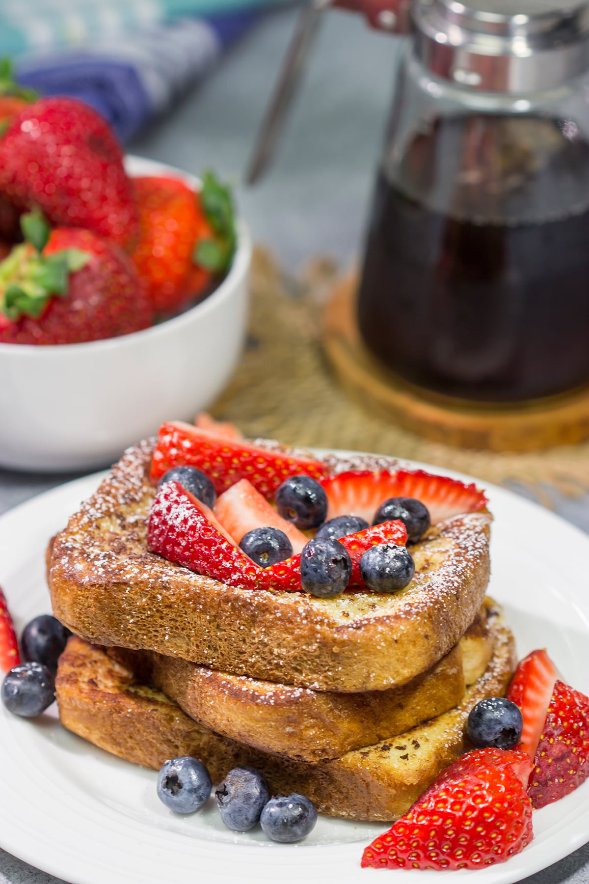 This Classic French Toast recipe is an easy and delicious option for weekend breakfasts - just don't forget the berries and the maple syrup!