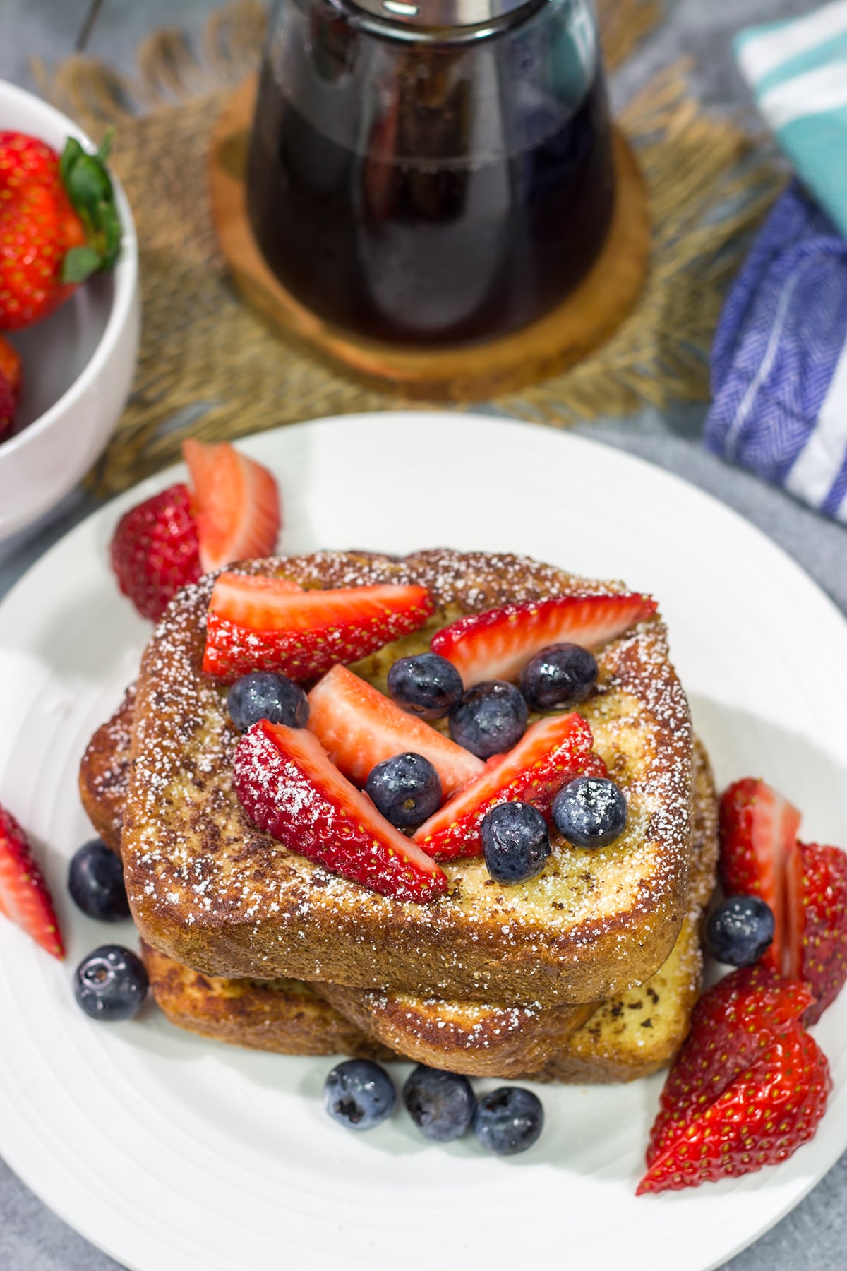 This Classic French Toast recipe is an easy and delicious option for weekend breakfasts - just don't forget the berries and the maple syrup!