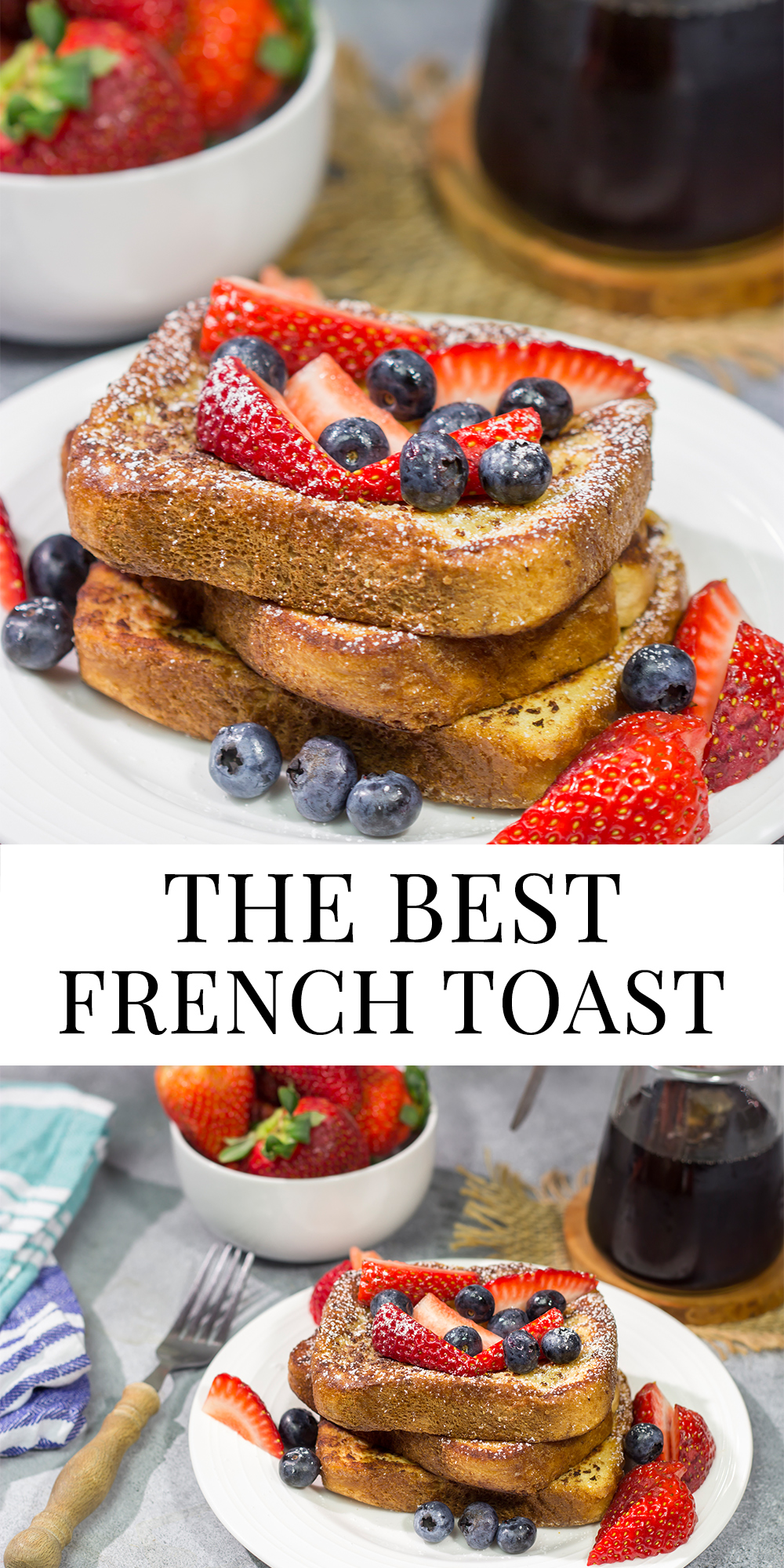 This Classic French Toast recipe is an easy and delicious option for weekend breakfasts - just don't forget the berries and the maple syrup!