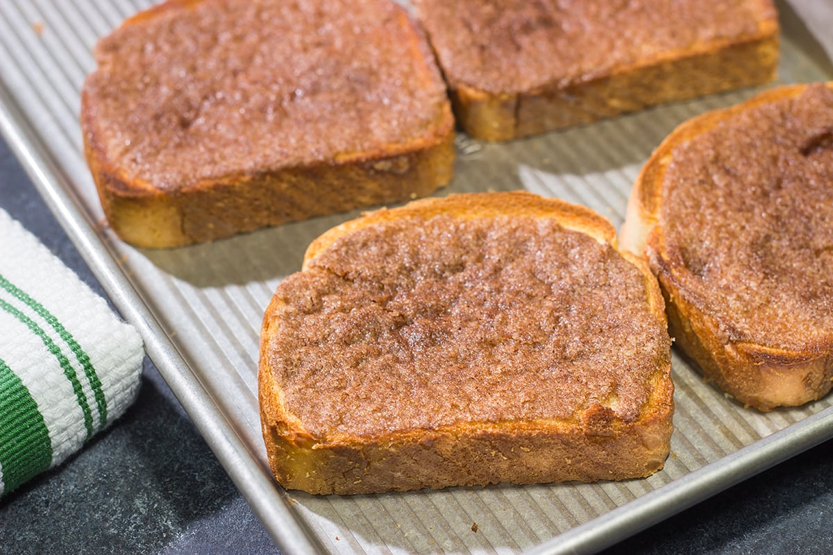 If you're looking for the ultimate start to the day, turn on the oven and make a batch of this Homemade Cinnamon Toast!