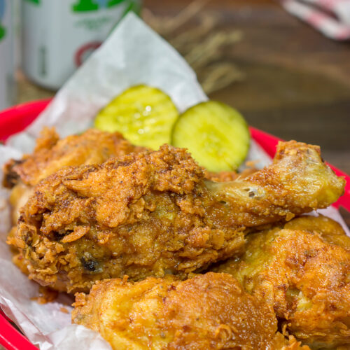 Nashville Hot Chicken is a mainstay menu item in the Music City. Think delicious Southern fried chicken...with a spicy kick!