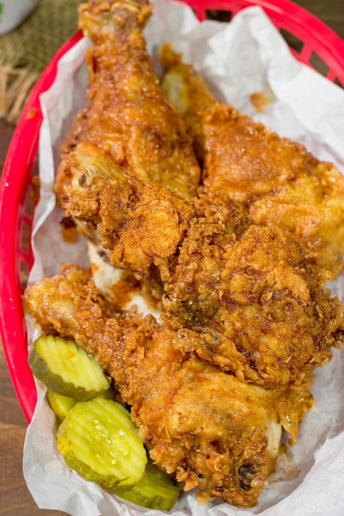Nashville Hot Chicken is a mainstay menu item in the Music City. Think delicious Southern fried chicken...with a spicy kick!