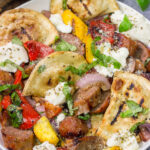 Have you ever grilled pierogies? Give it a shot! This Grilled Pierogies with Sausage and Peppers recipe is a new favorite on our summer grilling menu!