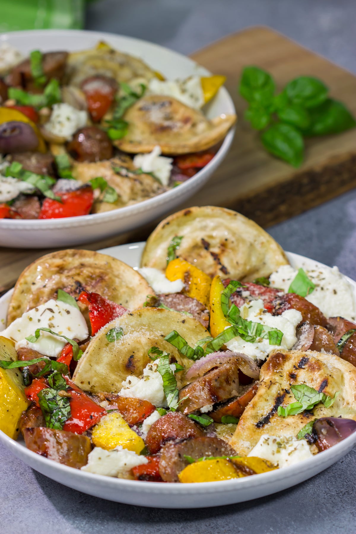 Have you ever grilled pierogies? Give it a shot! This Grilled Pierogies with Sausage and Peppers recipe is a new favorite on our summer grilling menu!
