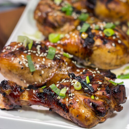 Turn the stovetop off and fire up the grill! This Grilled Sticky Chicken is a fun twist on a classic recipe - it's perfect for summer dinners in the backyard!