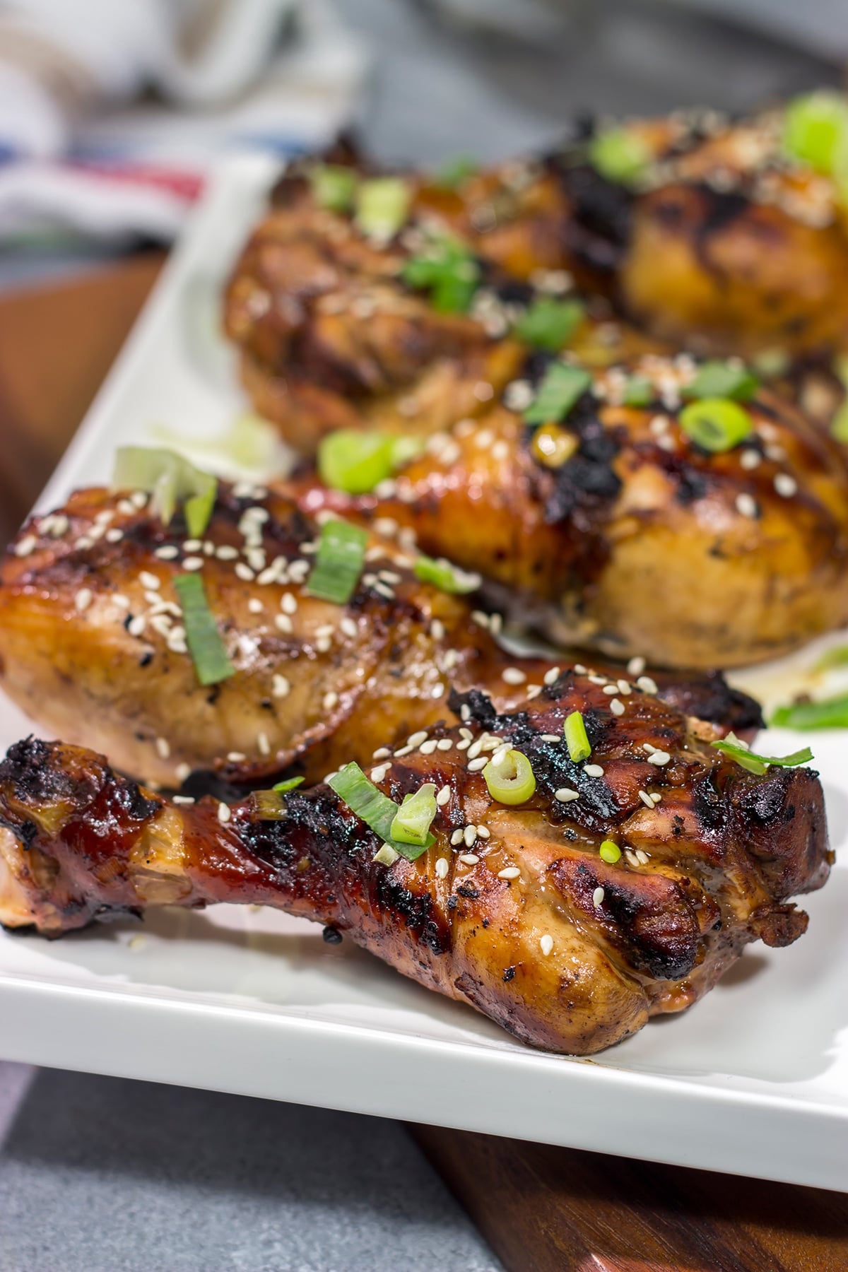 Turn the stovetop off and fire up the grill! This Grilled Sticky Chicken is a fun twist on a classic recipe - it's perfect for summer dinners in the backyard!