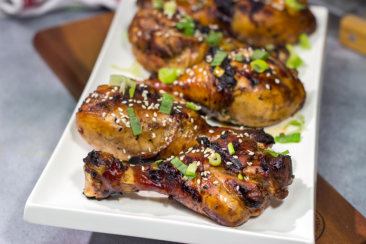 Turn the stovetop off and fire up the grill! This Grilled Sticky Chicken is a fun twist on a classic recipe - it's perfect for summer dinners in the backyard!