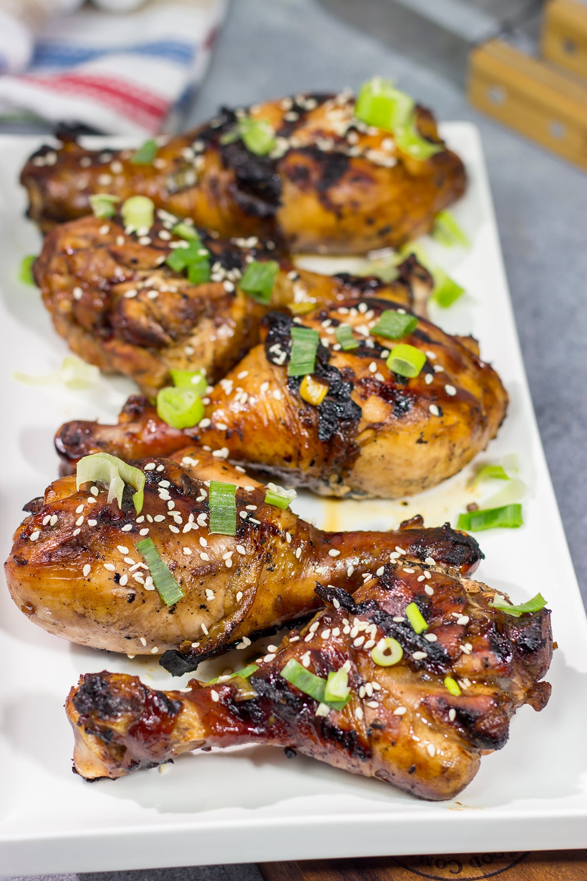 Turn the stovetop off and fire up the grill! This Grilled Sticky Chicken is a fun twist on a classic recipe - it's perfect for summer dinners in the backyard!