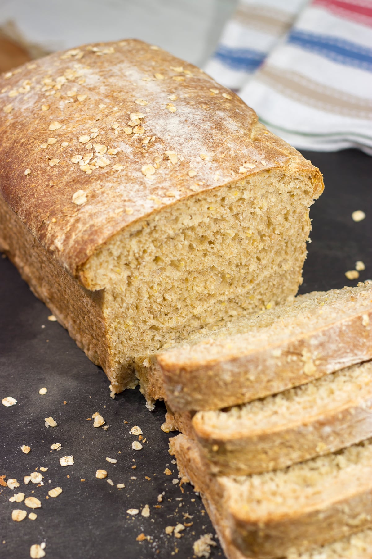 This 10-Grain Whole Wheat Bread is packed with all sorts of tasty grains - bake up a couple of loaves today!