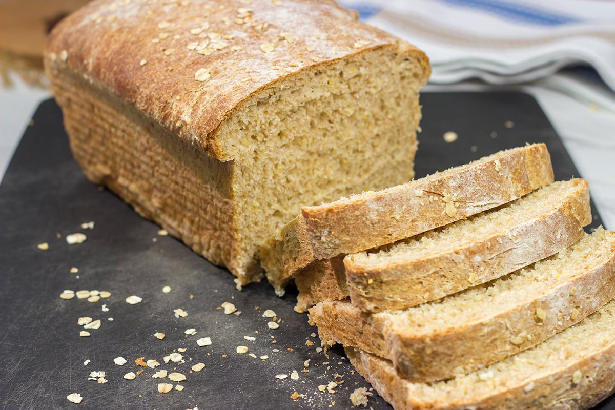 This 10-Grain Whole Wheat Bread is packed with all sorts of tasty grains - bake up a couple of loaves today!
