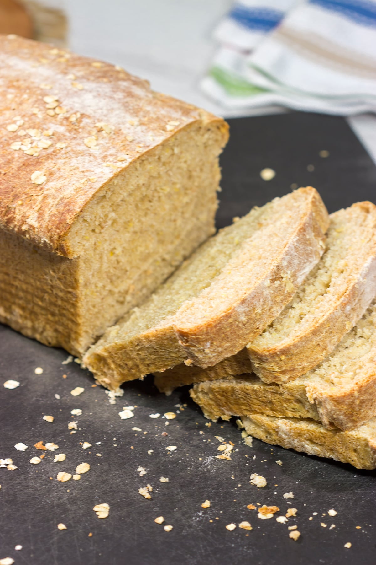This 10-Grain Whole Wheat Bread is packed with all sorts of tasty grains - bake up a couple of loaves today!