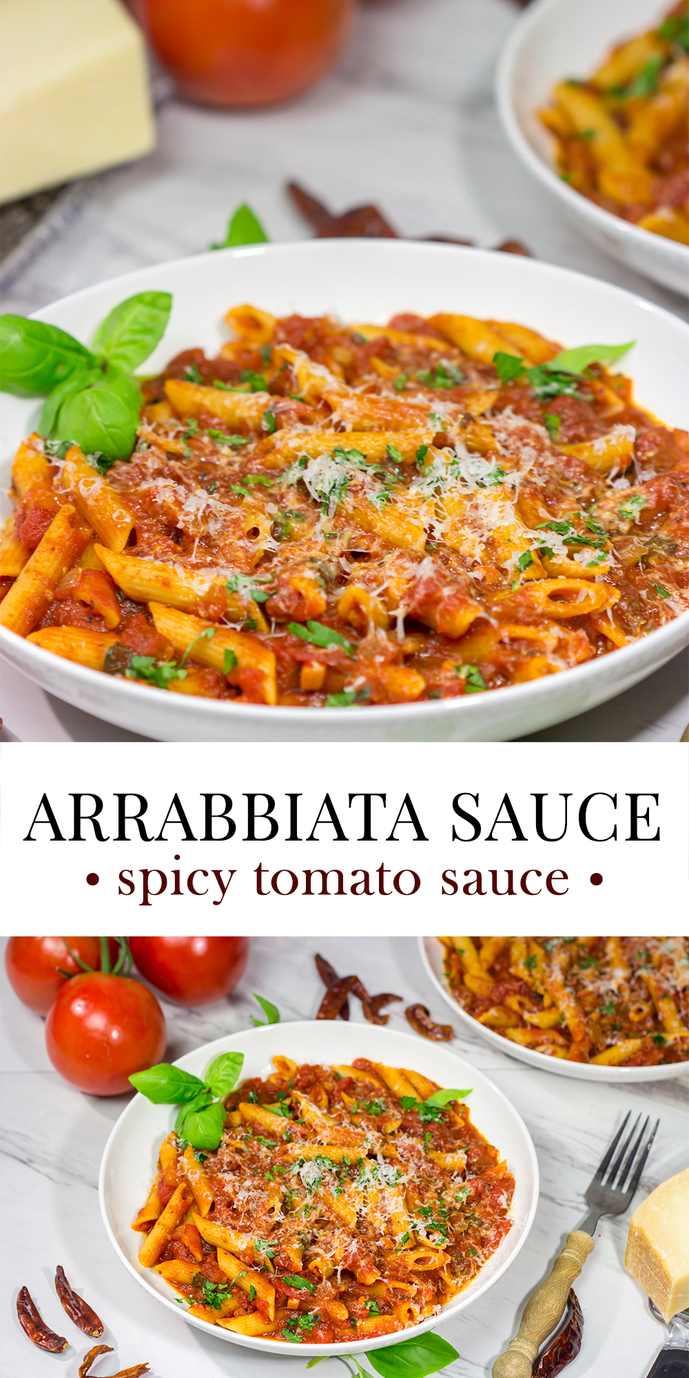Featuring a generous amount of red pepper flakes and garlic, Arrabbiata Sauce is a delicious (and classic) Italian tomato sauce. Make a batch for dinner tonight!