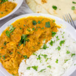 Looking for some tasty comfort food? Pull out the slow cooker and make a batch of this Slow Cooker Chicken Tikka Masala! It's delicious!